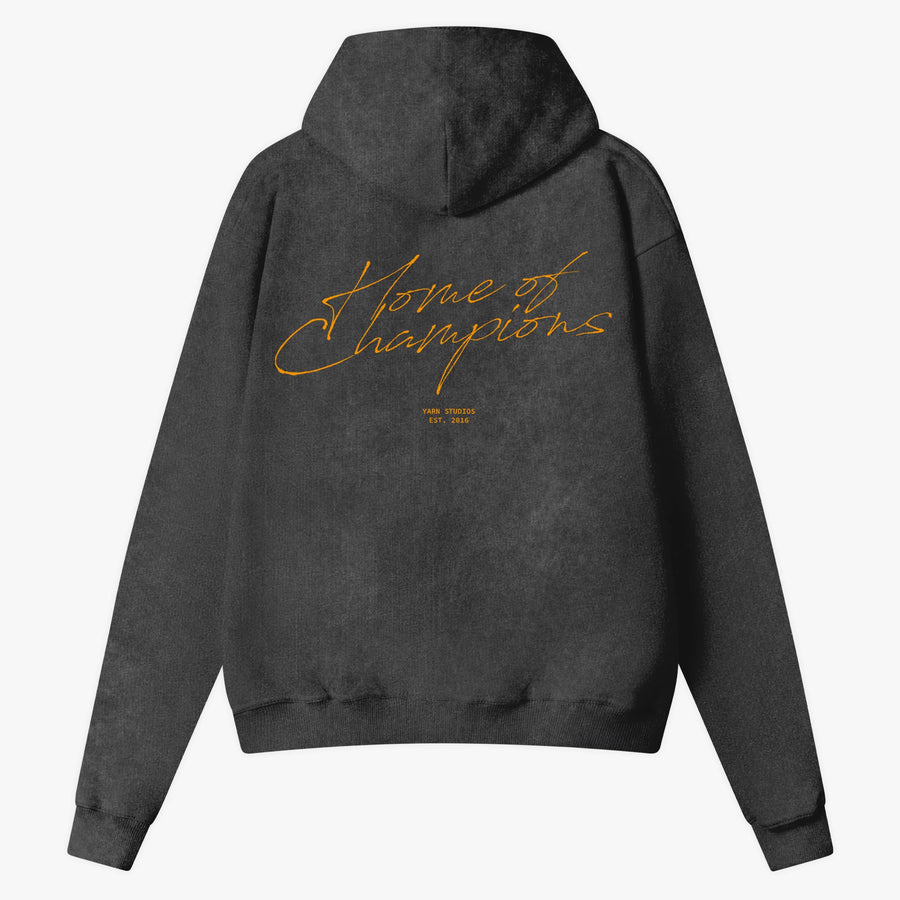 Home Of Champions Zip-Hoodie Washed