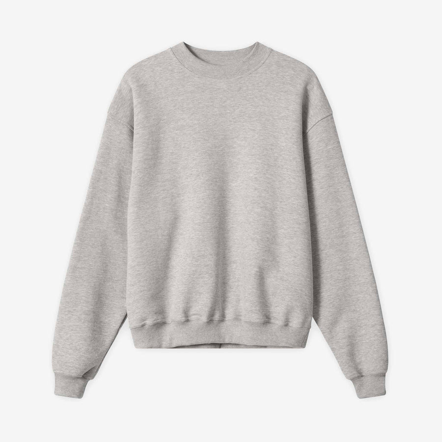 Organic Cotton Sweater - Heather Grey