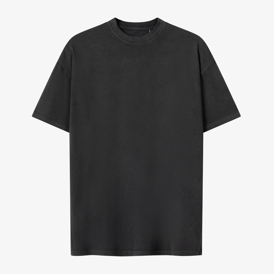 Organic Cotton T-Shirt - Washed Black